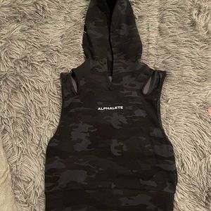 Alphalete hooded crop top